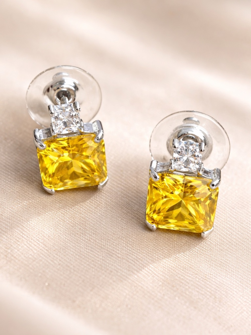 ❤️ FREE Rhinestone Baguette Elegant Stone Chic Stud Faux Classy Party Earrings